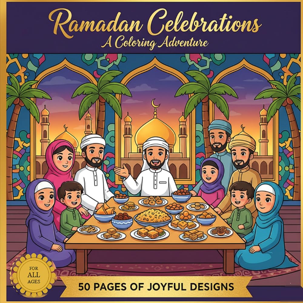Ramadan Celebrations: A Coloring Adventure