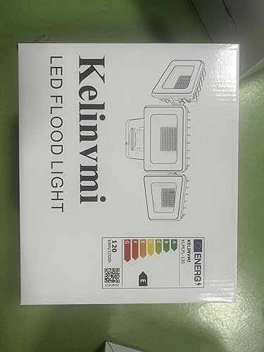 Miniatura 8 de kelinvmi Luces LED de inundación para exteriores de 120 W, 12000 lm, luz blanca cálida de alto brillo de 4500 K, con reflectores exteriores