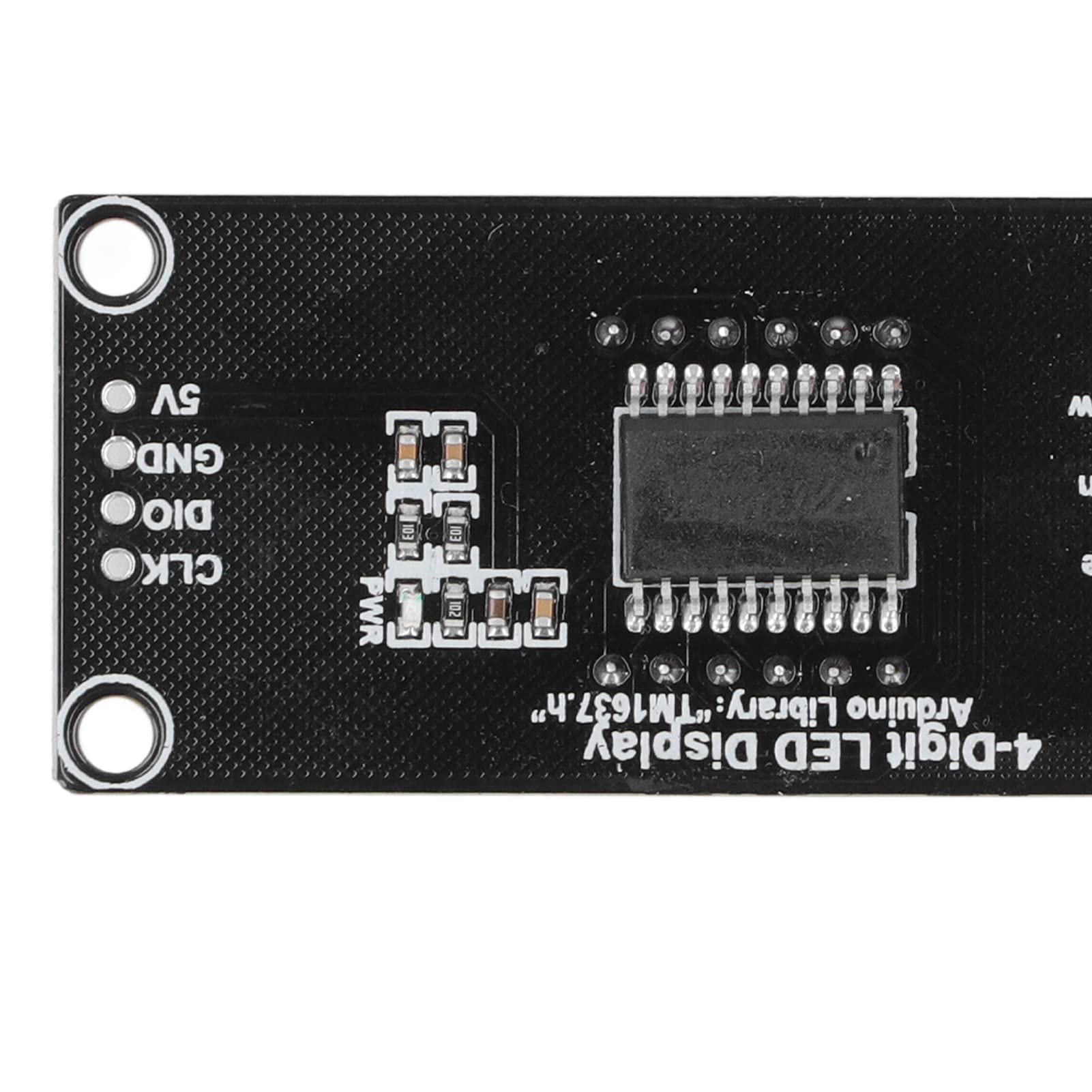 4Pcs Panneau d'affichage LED à 4 chiffres, Module d'horloge 7 segments, carte PCB 5V pour afficheur numérique à LED (Rouge MRA041D)