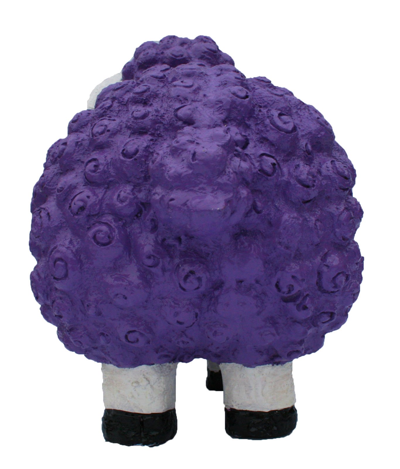 Relaxdays Gartenfigur Schaf, Wetterfeste Dekofigur, Polyresin, HBT
