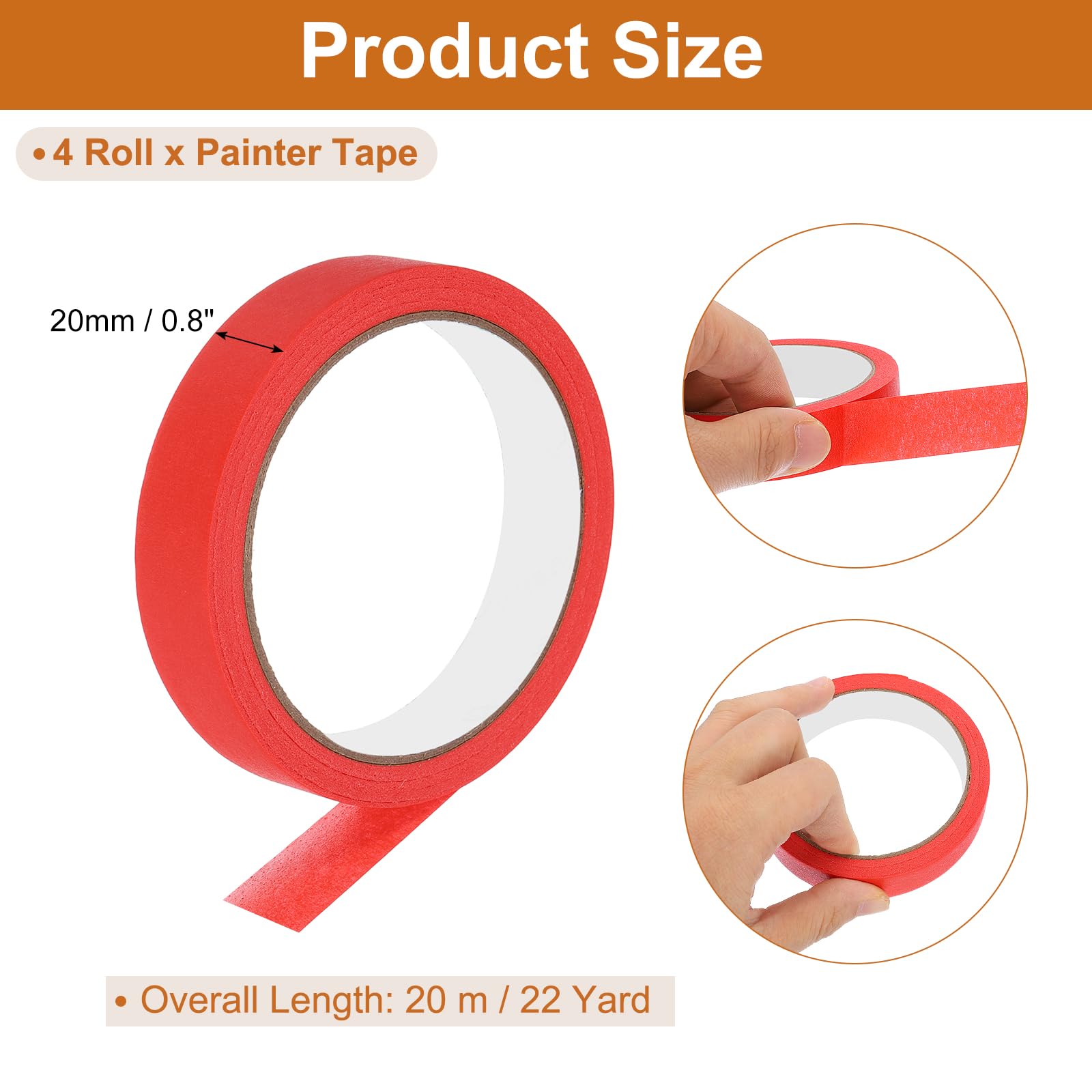 PATIKIL Masking Tape 0.8 Inch Wide - Image 2