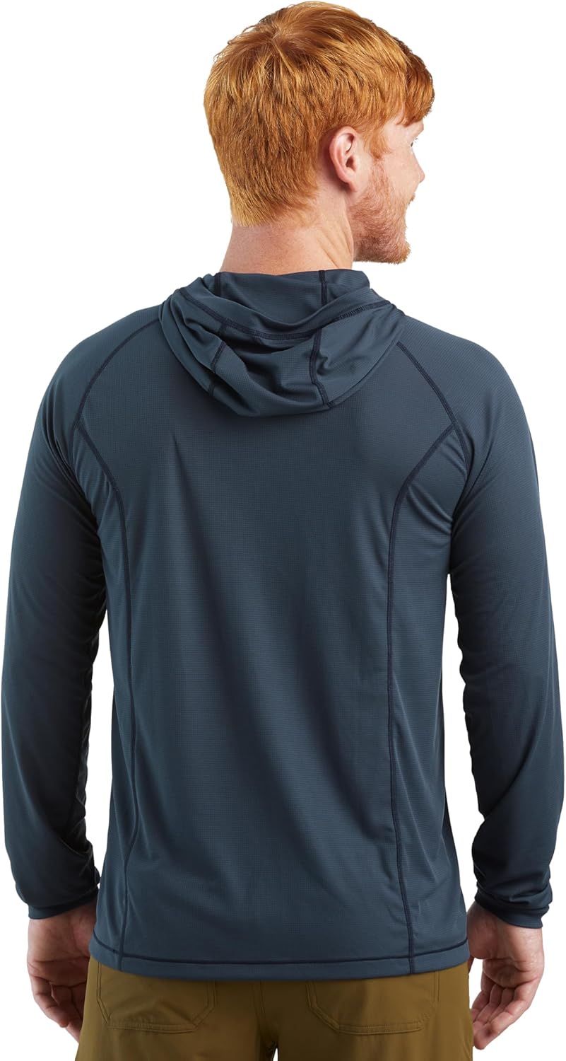Outdoor Research Men’s Echo Hoodie - Lightweight UPF 15 Sun Shirt, Moisture-Wicking, Odor Control, Breathable - Image 2