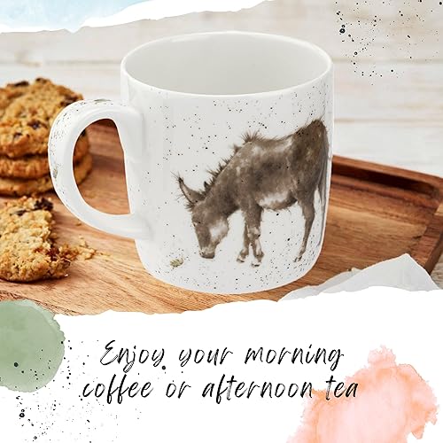 Vista 34 de Royal Worcester Wrendale Designs - Taza de 14 onzas, con ilustración de llama, «Because I'm Worth It with Llama Illustration», taza de animales