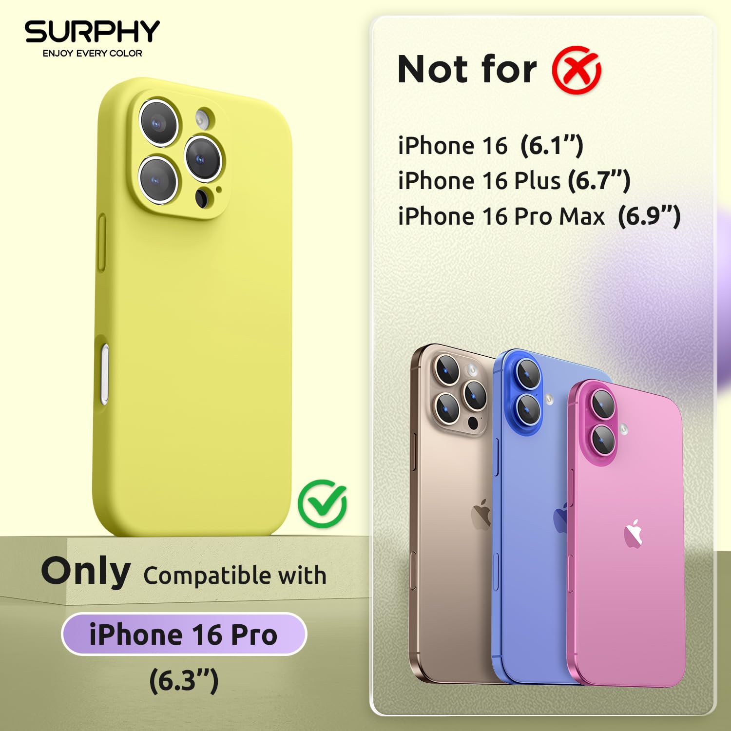 SURPHY Magnetic Design for iPhone 16 Pro Case - Image 2