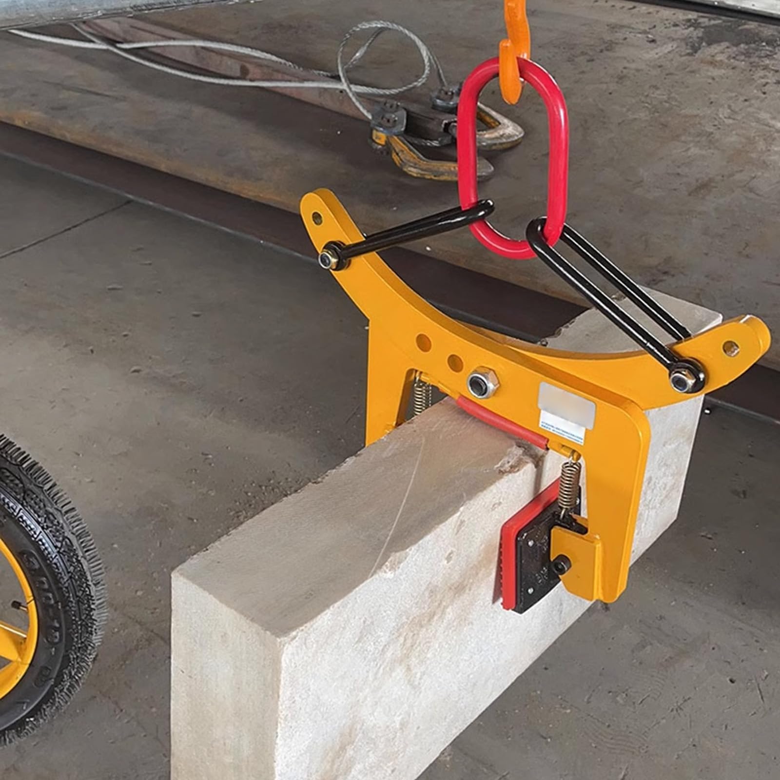 Wytrzymałe zaciski do podnoszenia kamienia o udźwigu 350 kg – podnośnik do płyt marmurowych i granitowych o średnicy 7 cali, regulowany zakres od 40 mm do 180 mm, idealne,One Color-10in