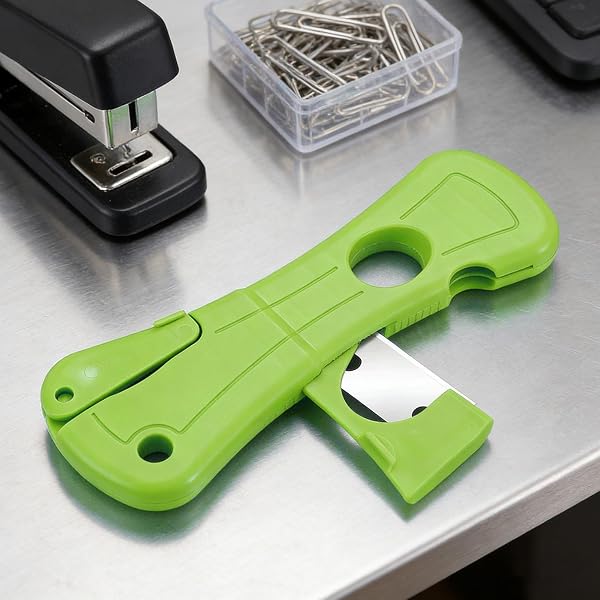 Cartridge Tip Cutter - Caulk Tool for Sealant with Blade | Abs Material Details with Manual Tip Cutting Function, Multifunctional Selling Points, Construction Home Improvement Blue - 3