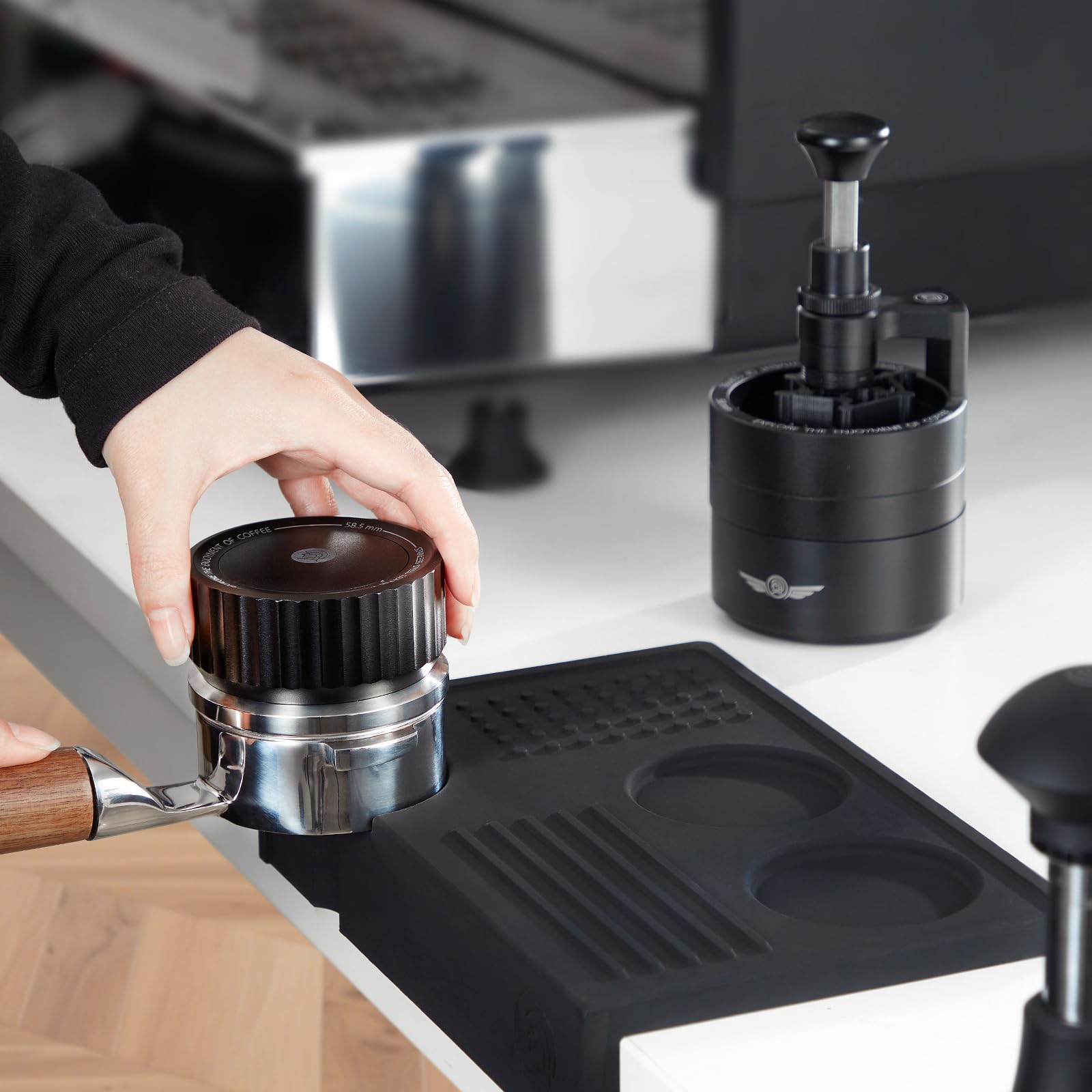zeroHero Thor Distributore di caffè regolabile - Distributore di bilanciamento automatico della gravità