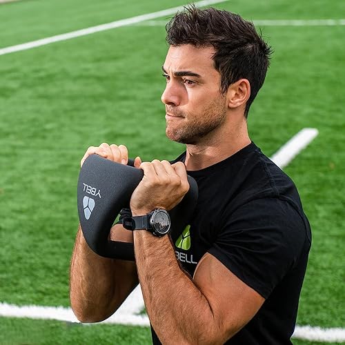 Miniatura 10 de TRX YBell Pro Series 3 en 1 - Equipo de entrenamiento con mancuernas y pesas rusas  Superficie con recubrimiento de polvo de grado comercial