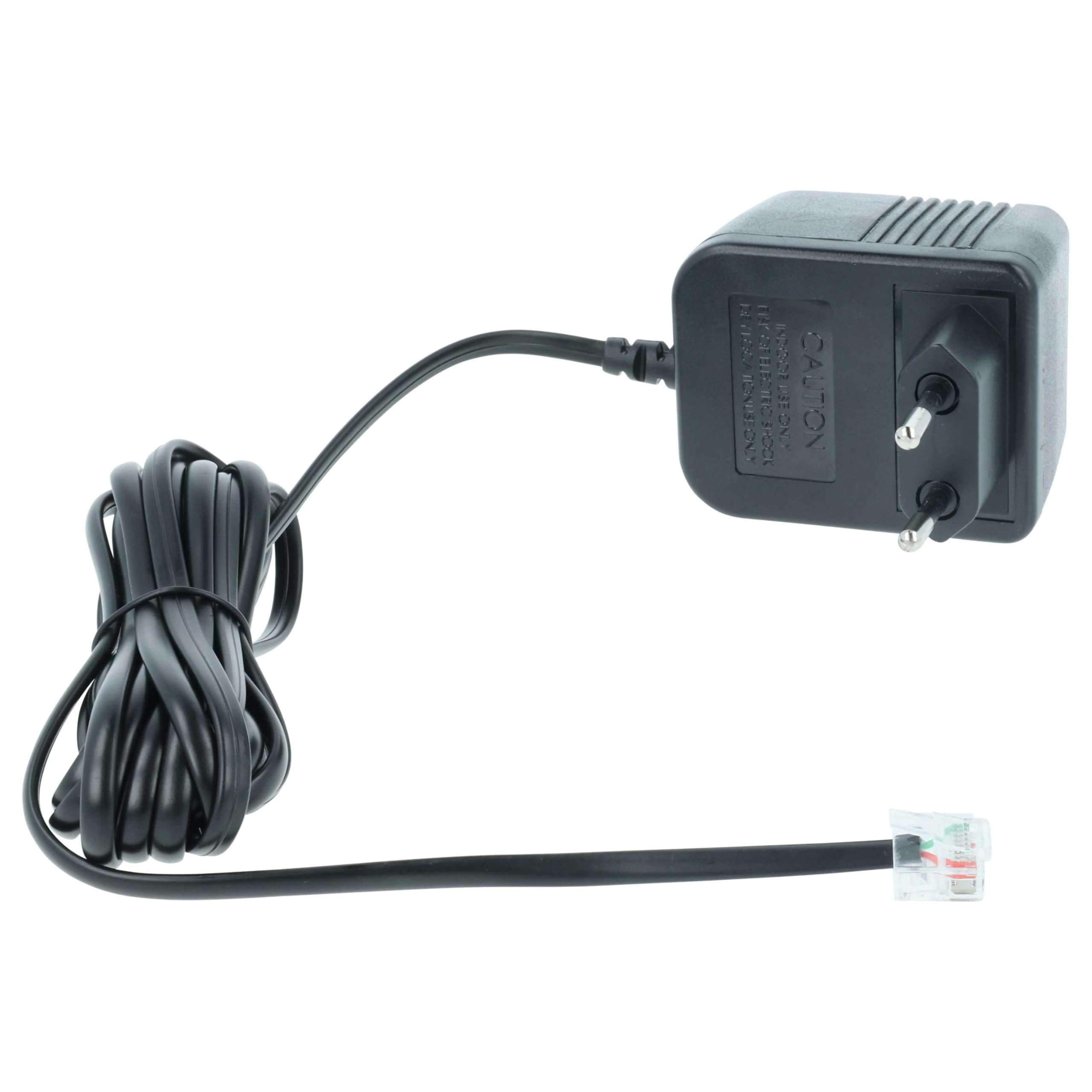 vhbw alimentatore compatibile con Aastra 6773 IP, 6775 IP telefono fisso, telefono di casa - 300 cm
