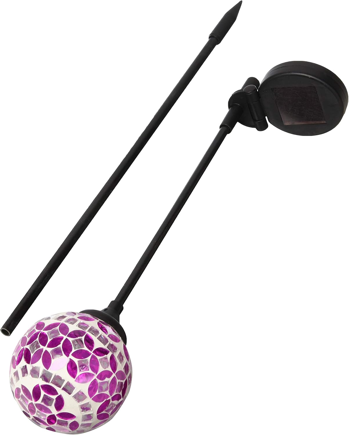 Amazon.com: Solaration 1024 Solar Mosaic Glass Ball Light for Garden ...