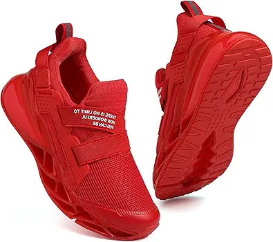 Coolloog Kids Sneakers Boys Girls Running Tennis Walking Shoes Lightweight Breathable Sport Athletic