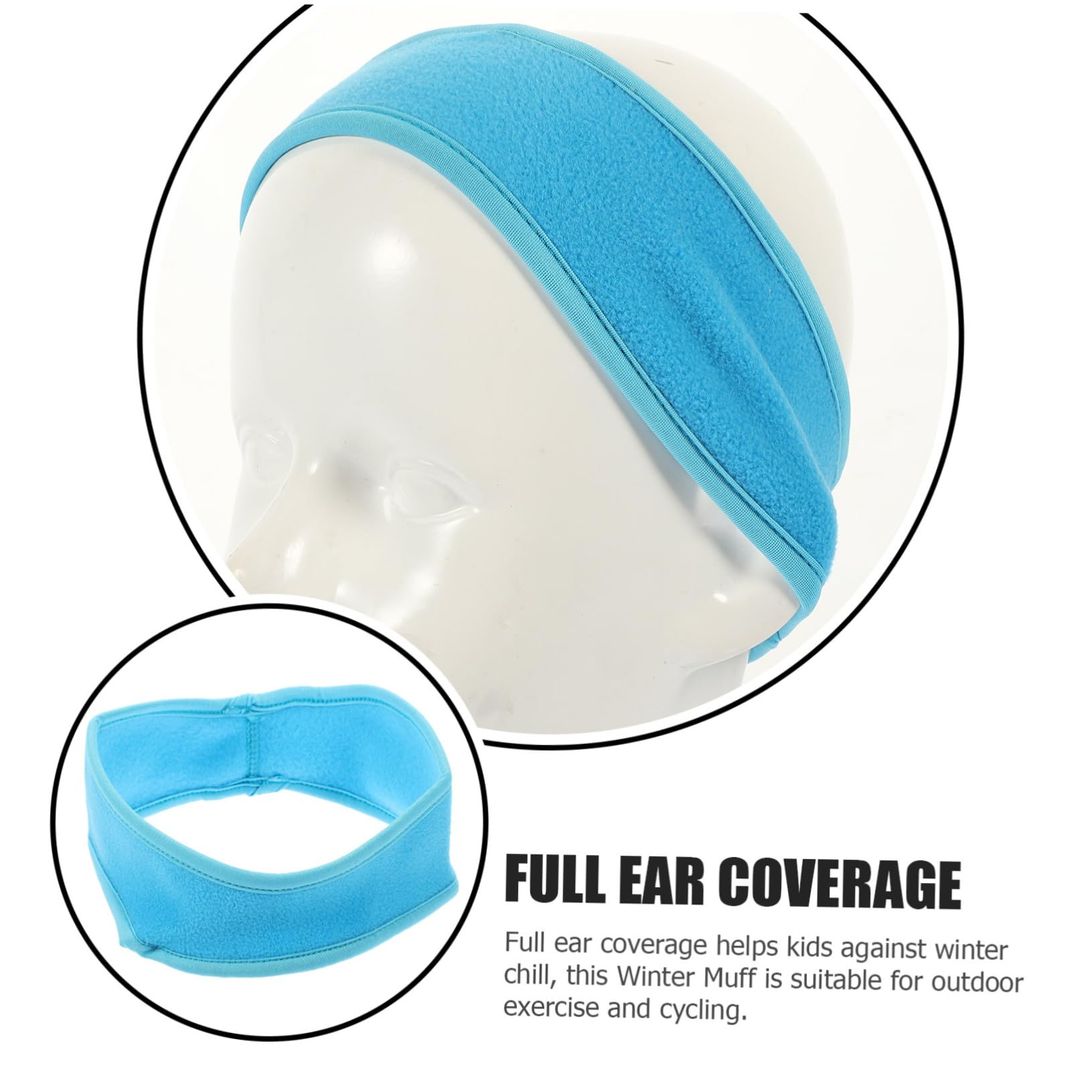 VANZACK 6 STK Outdoor-Ski-Stirnband Kinder Stirnband stirnbänder Kinder Stirnbänder für Kleinkinder Haarstyling-Accessoires Haarband Haargummi Warmhaltendes Stirnband Lauf-Stirnband Tab