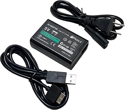 PS Vita Charger, AC Adapter Wall Charger Compatible with Sony PlayStation Vita 1000 Only Compatible with PSV 1000