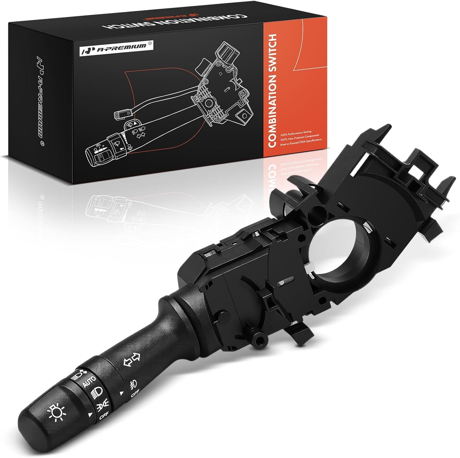 A-Premium Turn Signal Switch Multifunction Switch Compatible with Hyundai Elantra 2011-2012, Sonata 2011/2013, Accent 2014-2015 & Kia Optima 2013-2016, Sorento 2011-2013, with Automatic Headlights