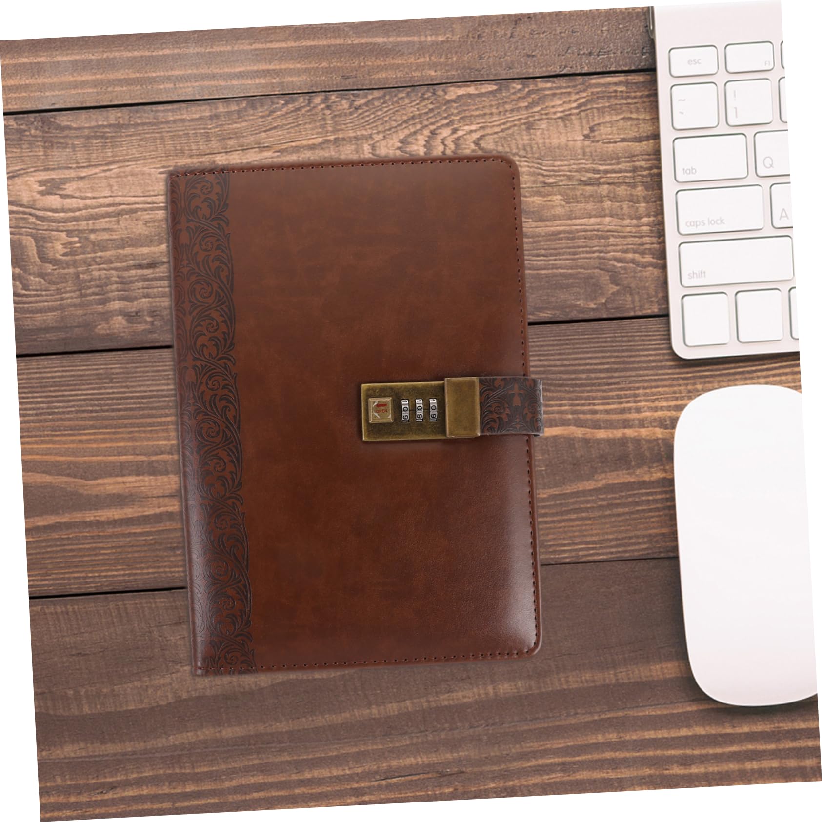 SHINEOFI De Notas Candado Retro Diario De Viaje Para Adultos De Notas Portátil De Cuero Pu Para Estudiantes y Planes