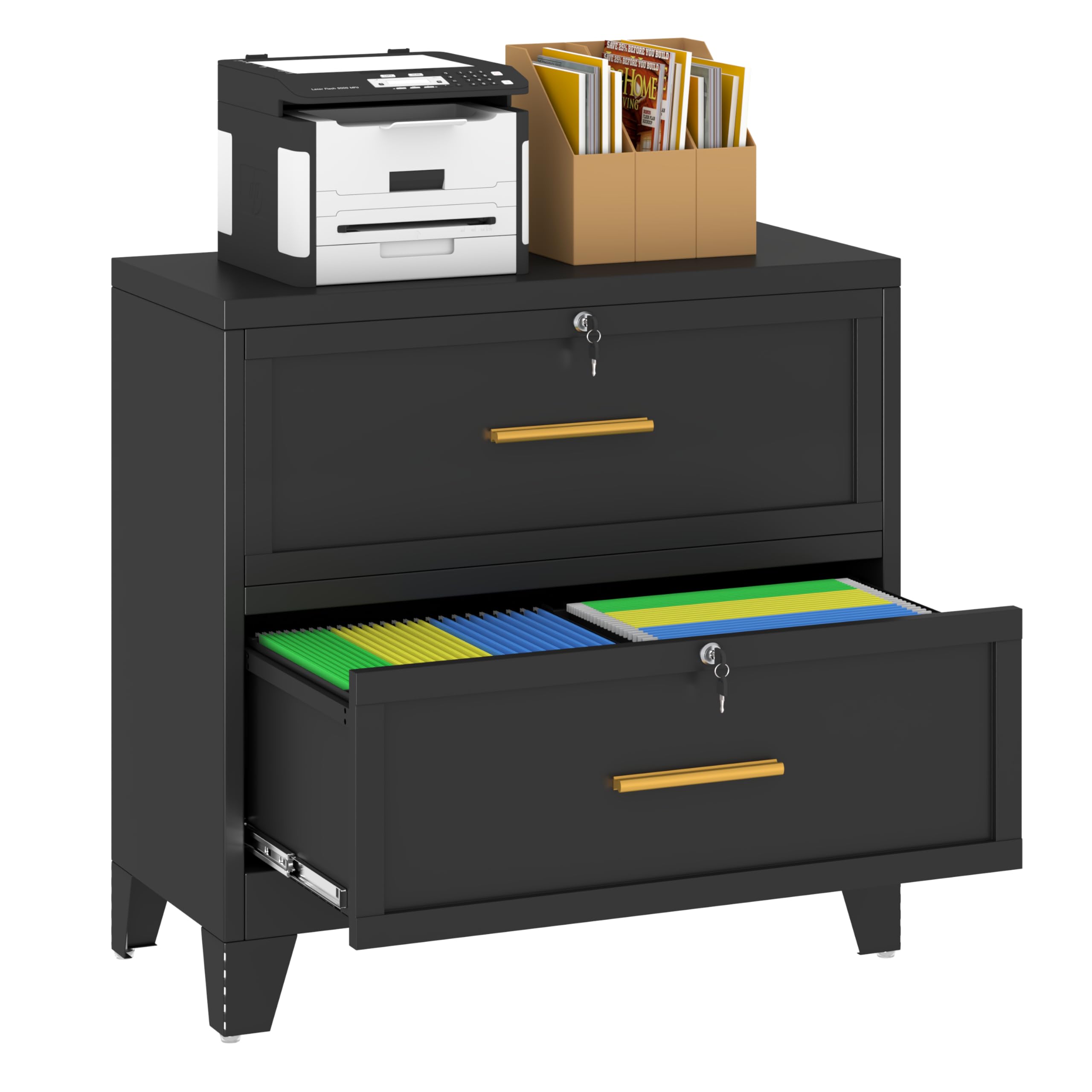 risuoge Metal Lateral File Cabinet