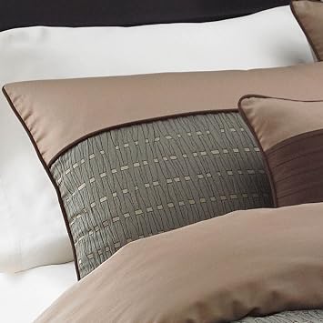 Riverbrook Home Elite Collection Comforter Set, Queen, Lexia - Brown/Multi, 7 Piece Set