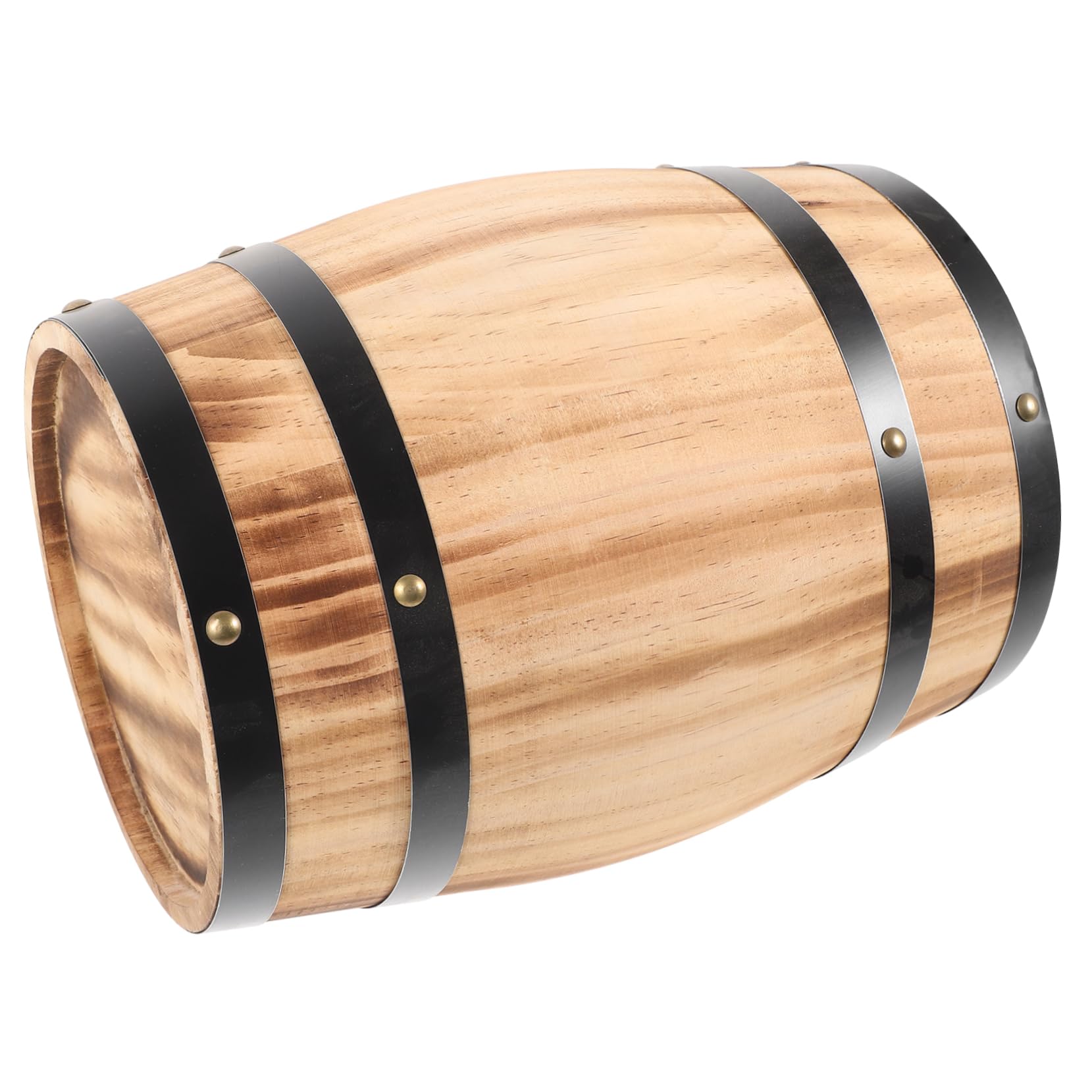 KICHOUSE Rustic Wooden Wine Decor Vintage Style Decoration for Home Bar Versatile Oak Craft for Artistic Touch and Rustic Charm