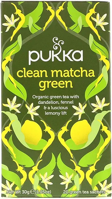 Pukka Herbs Pure Matcha Green Tea Bags - Renee Voltaire Matcha