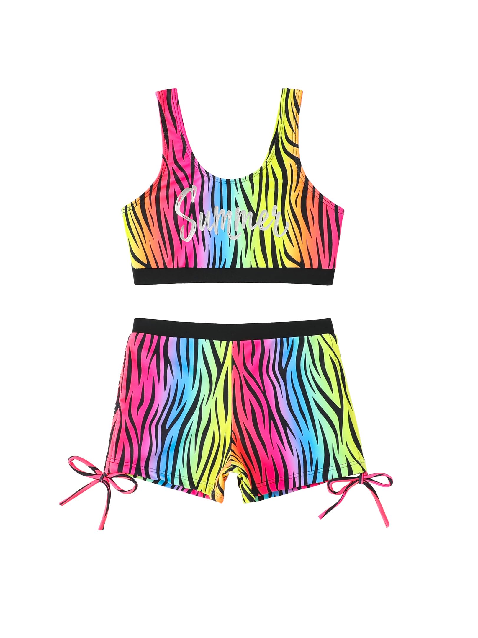 NATUST Jungen Badeshorts Bedruckte Schwimmhose mit Mesh-Futt