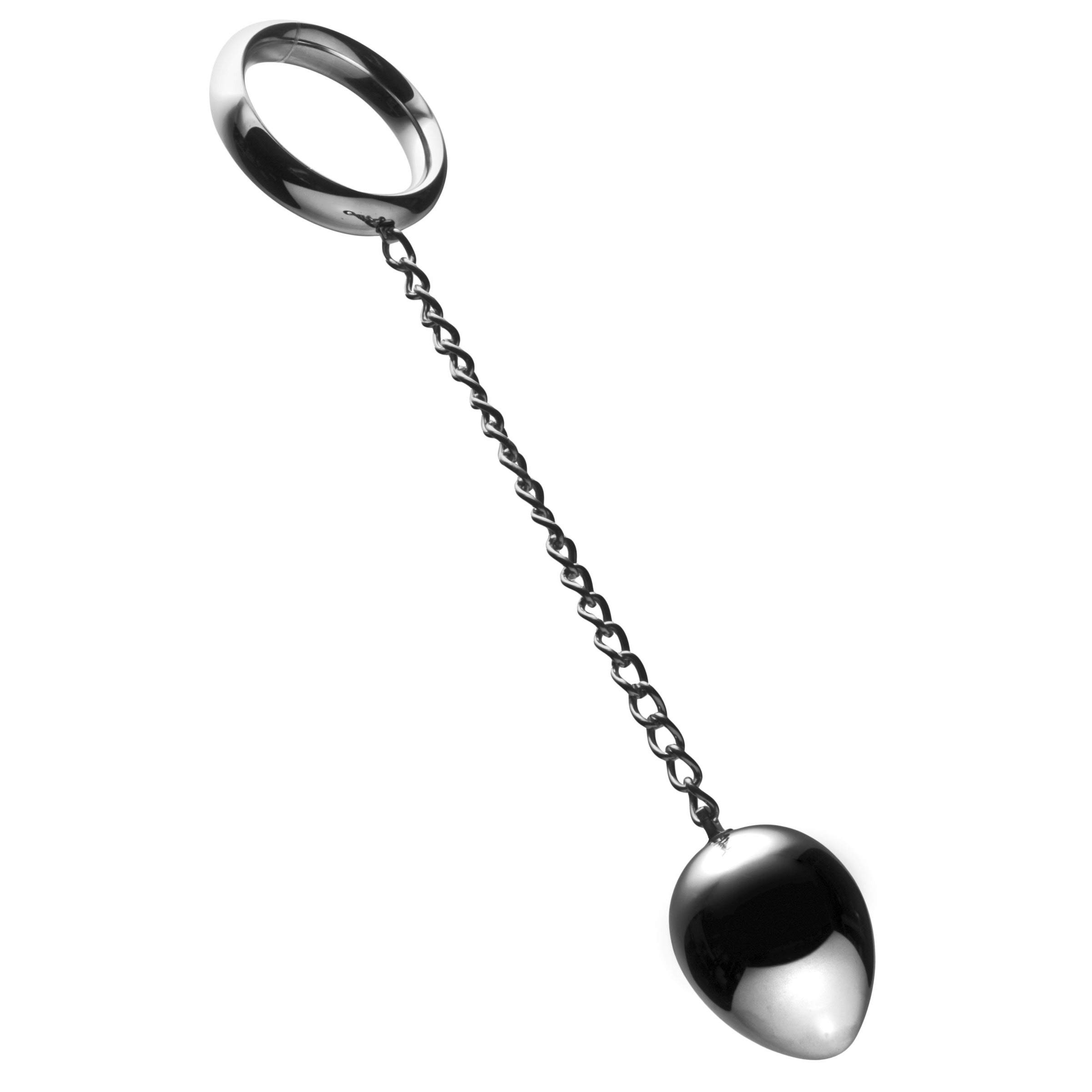 Anello in acciaio inox e spina anale