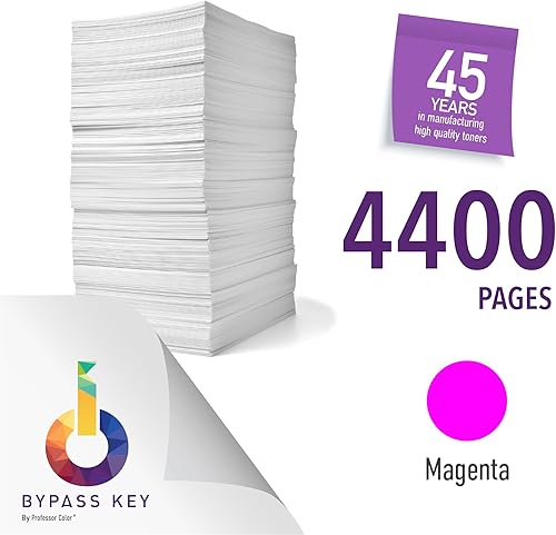 Miniatura 3 de Professor Color Colorqube 8700 - Tinta que reemplaza 108R00991 (2 tintas magenta OEM reempaquetadas), el paquete incluye llave de derivación para su