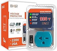 Vista 11 de BXST Salida protectora contra sobretensiones para refrigerador, regulador de voltaje ajustable contra alto y bajo voltaje, protección contra