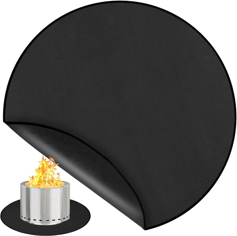 Fire Pit Mat—Retardant，Heat Resistant，Ember Mat and Grill