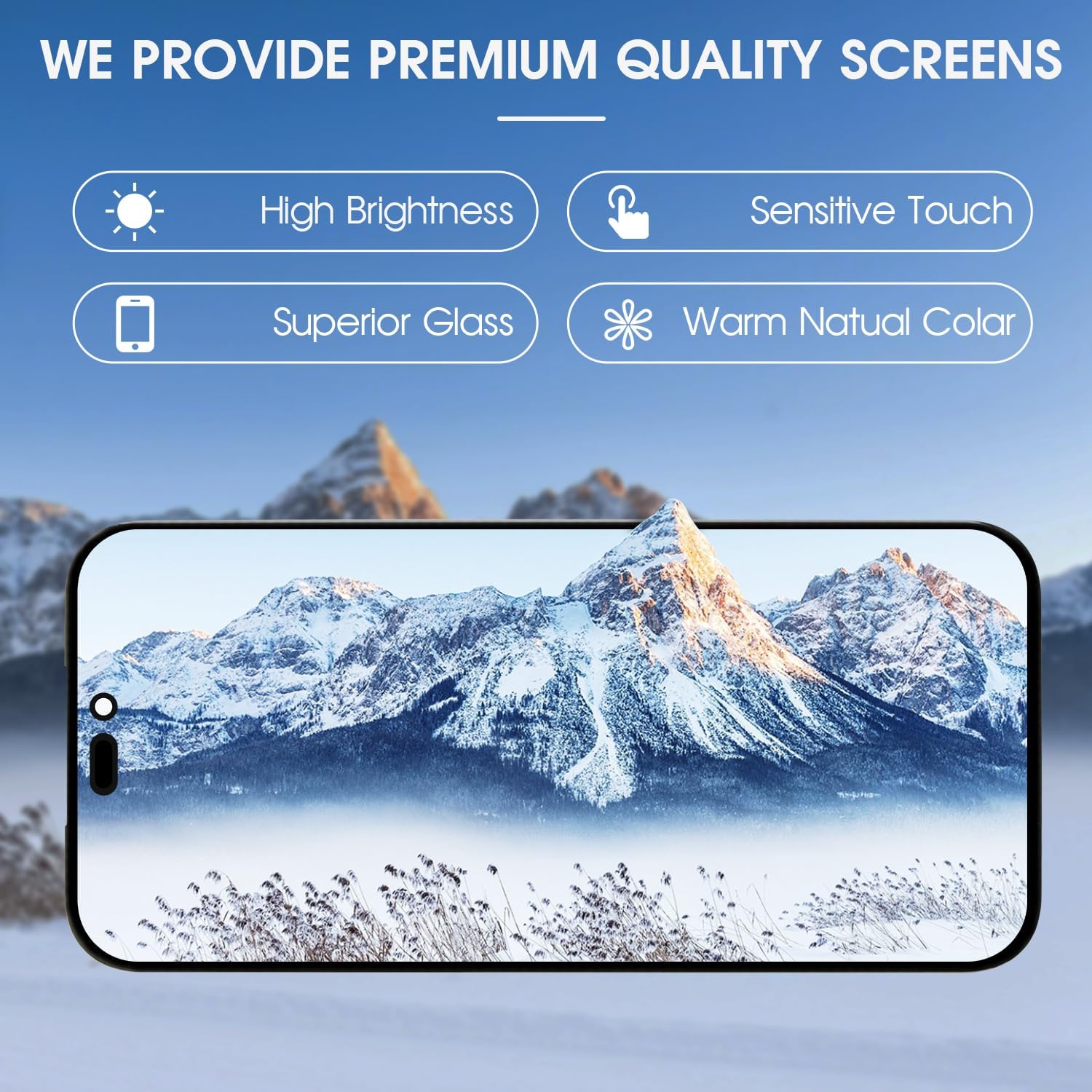 for iPhone 17 Pro Max Screen Replacement 6.9 inch OLED Full Display Assembly with Promotion 120Hz, OEM Grade Soft OLED, True Tone & Face ID Supported, DIY Repair Kit with Tools, Black