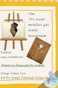 art inside Ancient Egyptian Queen Nefertiti Wood Painting Canvas Set Gift Hobby Kit Large Size 30 Cm