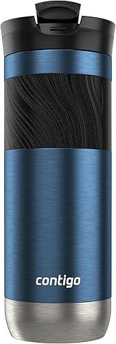 Miniatura 7 de Contigo - Taza de viaje con aislamiento y con Snapseal (cierre por presión), 16 onzas fluidas, diseño Licorice
