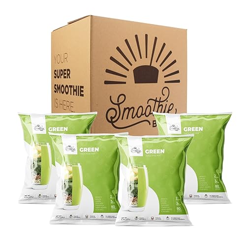 SmoothieBox - Bolsas para batidos congelados listos para licuadora (verde)