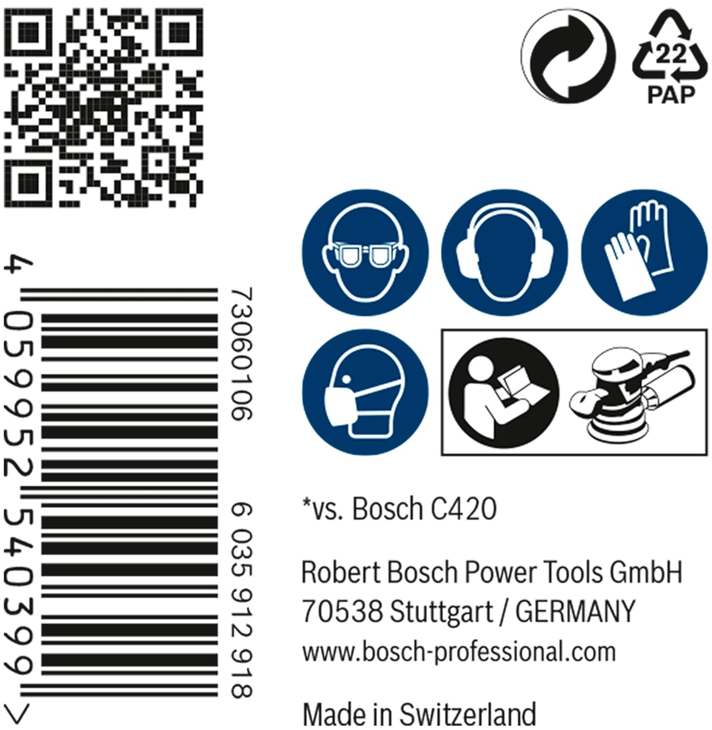 Bosch Professional 50x Expert M480 Sanding Net (Ø 150 mm, Grit 150, Accessories Random Orbital Sander)