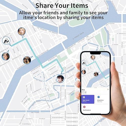 Miniatura 7 de Paquete de 2 mini rastreadores GPS para vehículos que funcionan con Find My (solo iOS) en tiempo real, rastreador de automóvil en tiempo real,