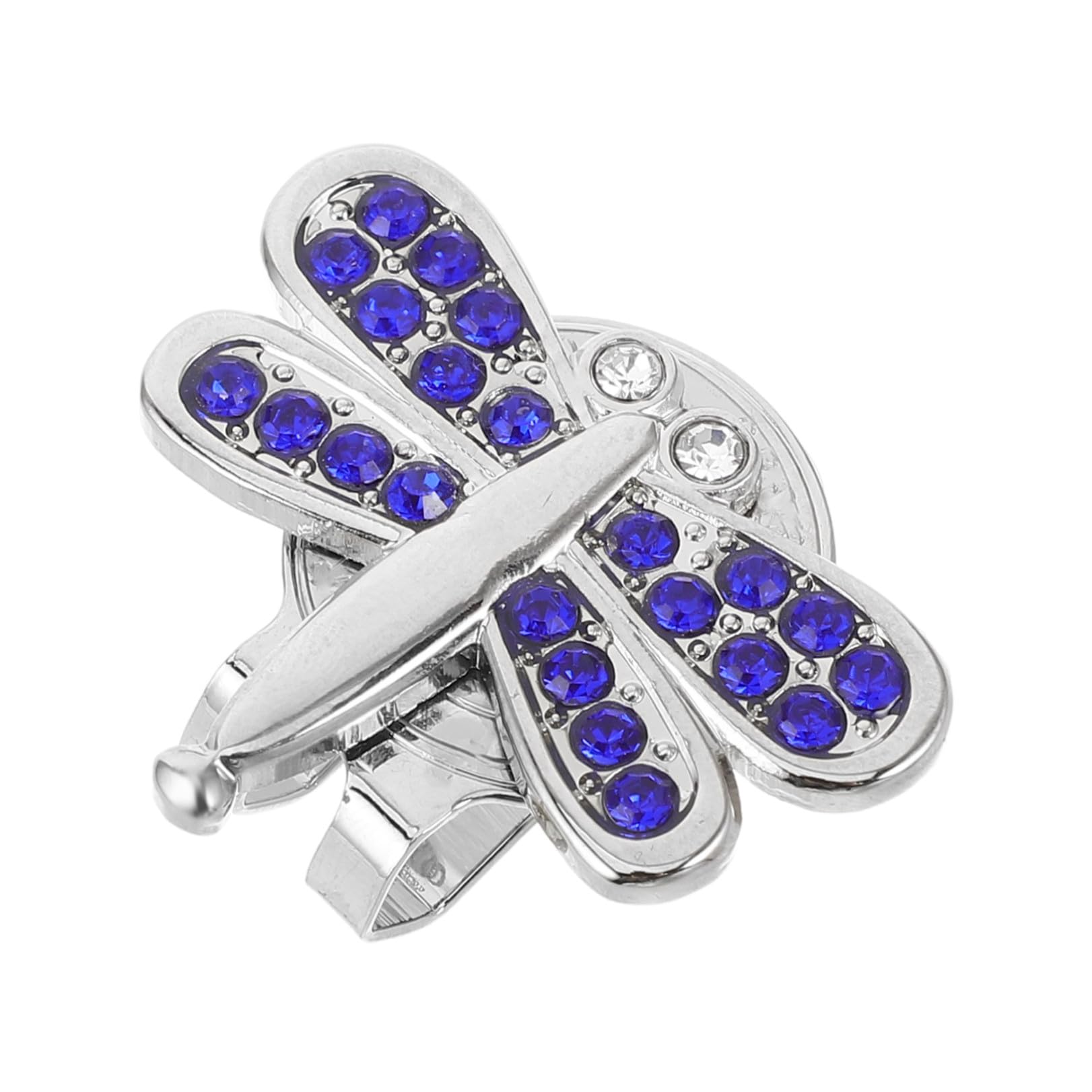 GALPADA Accessorio Clip e Resistente per Leggero per Giocatori di Blu con Segna Forma Libellula Cappello da Golf