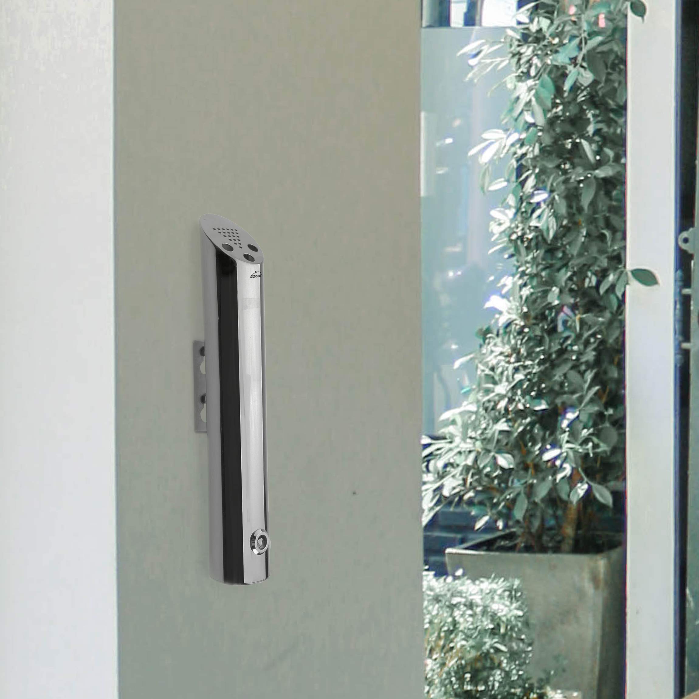 Lacor 63331 - Cendrier à mur rond, Minimise l’odeur du tabac, Design...