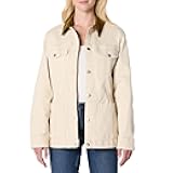 Women's Regular-Fit Low Stretch Denim Cinched Waist Barn Jacket