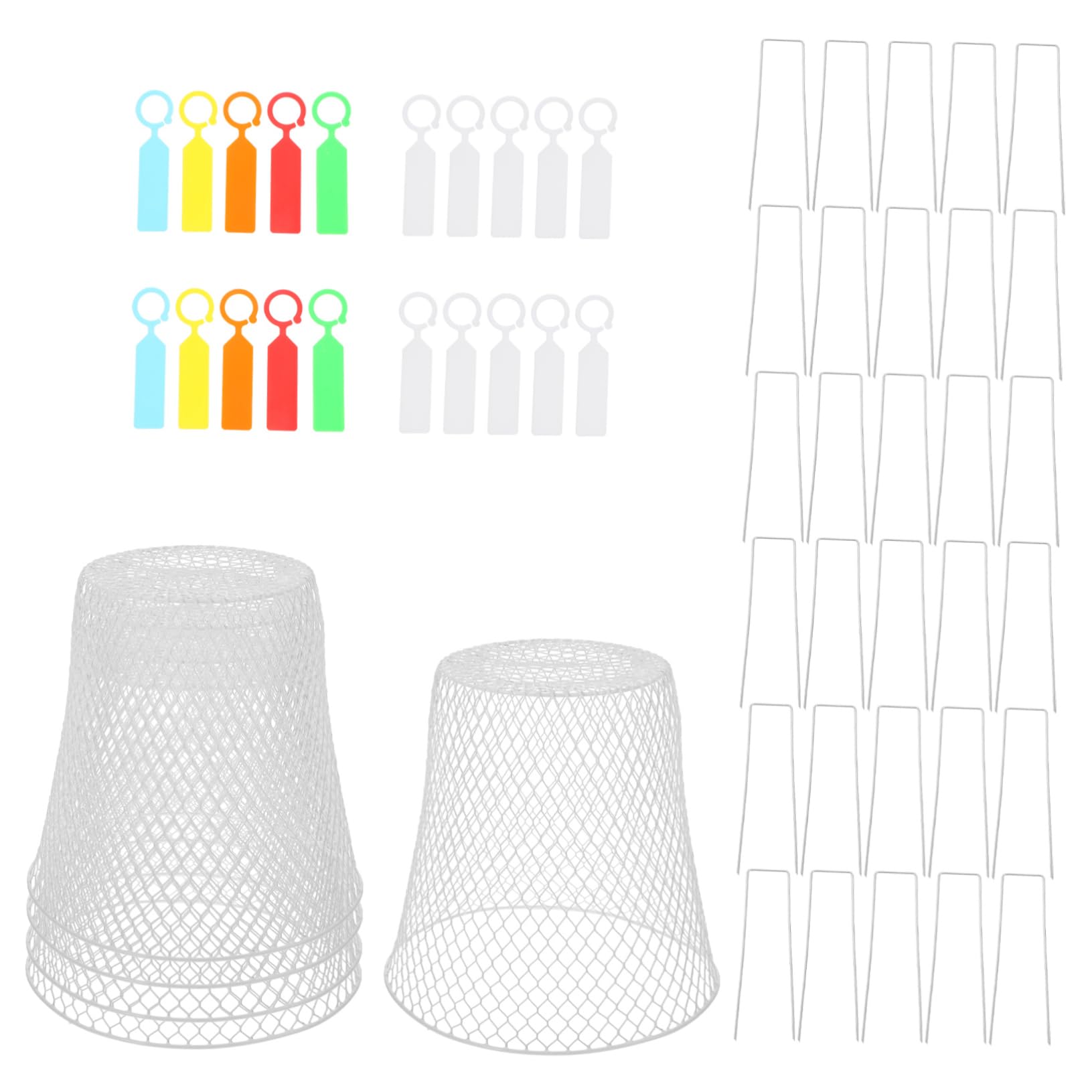 Cloches Métalliques pour Plantes Protection Animaux Jardins Et Facile Accès pour Arrosage