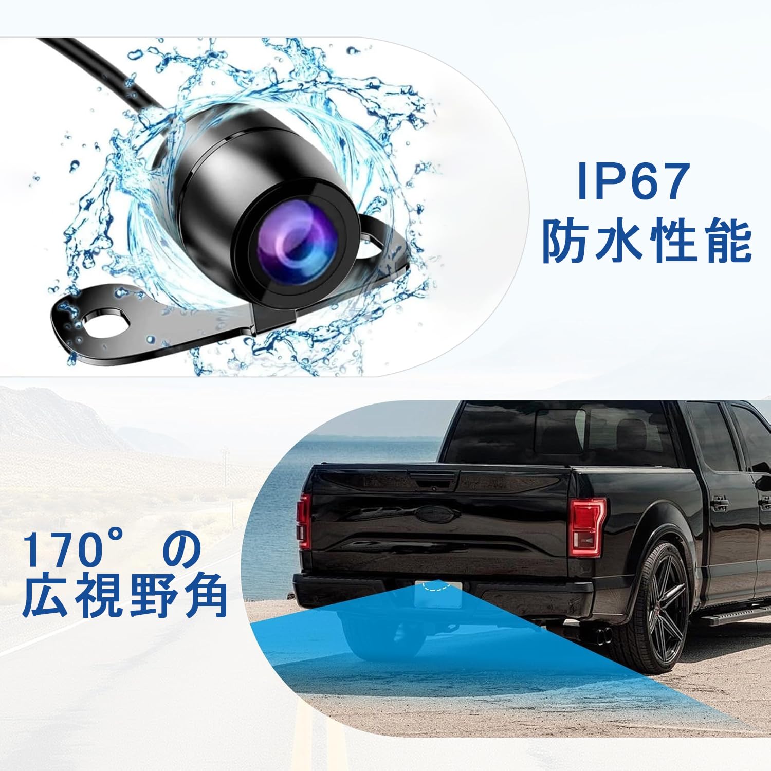 Amazon.co.jp: Tigwiss バックカメラモニターセット 4.3インチLCD