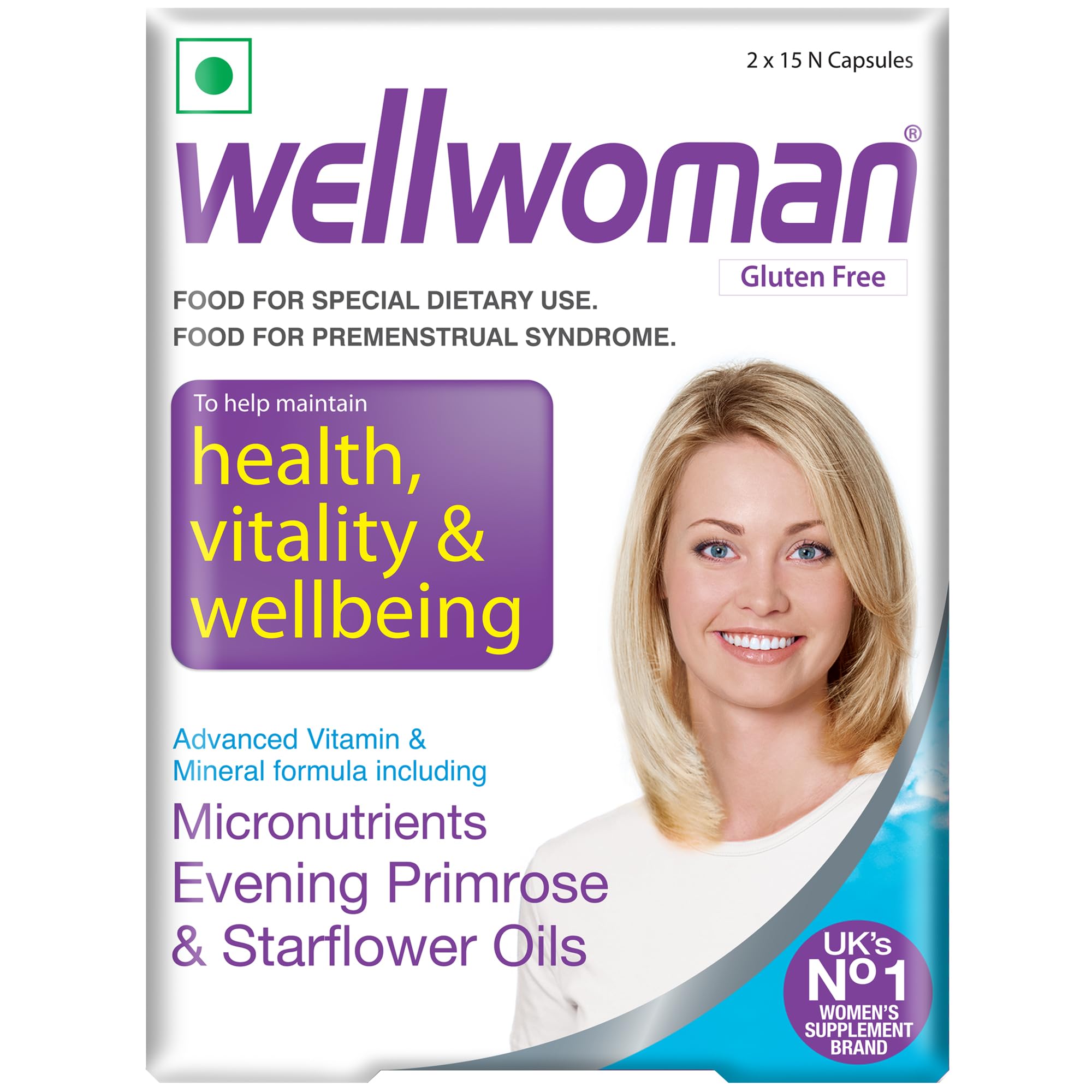 Wellwoman Multivitamin Capsules For Women With Evening Primrose