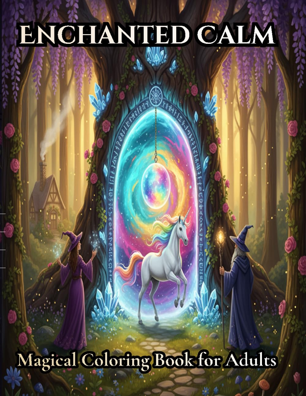 Enchanted Calm — Adult Coloring Book: Magical Coloring Book for Adults · 64 Enchanting Designs for Relaxation & Creative Calm.