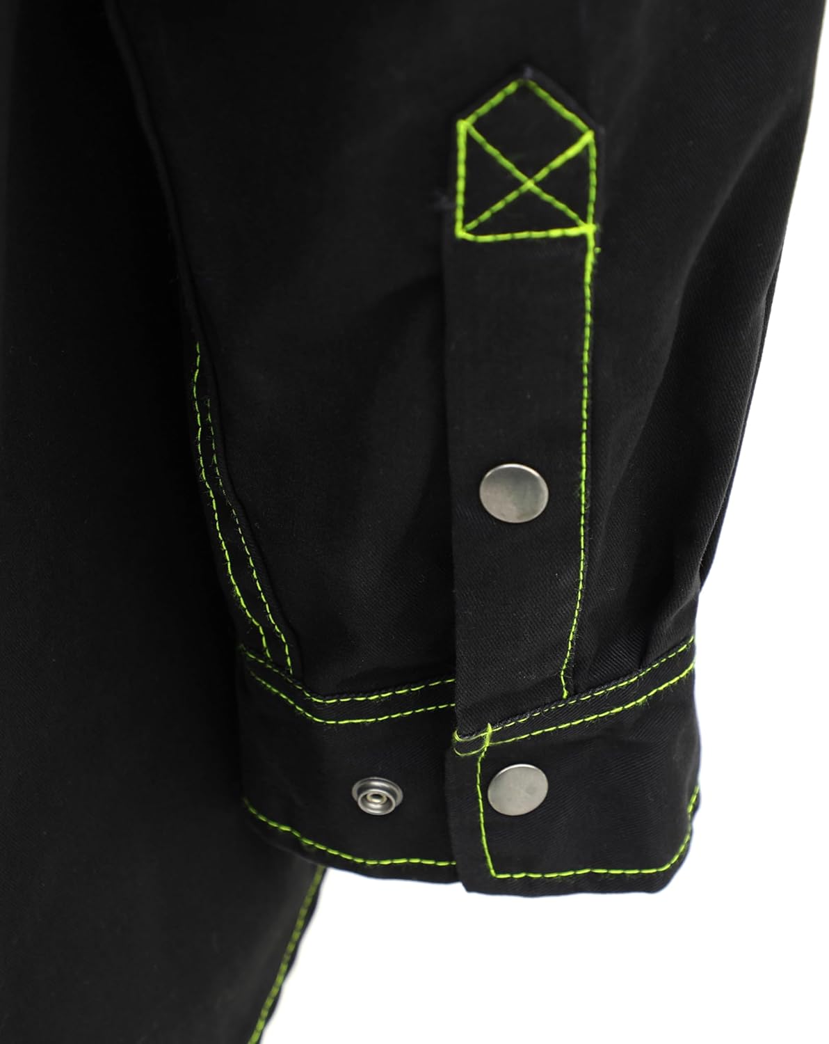 BOCOMAL FR Shirts for Men Snaps Down 7.5oz Water Repellent Fire Resistant Welding Jackets-NFPA2112 CAT2 - Image 5