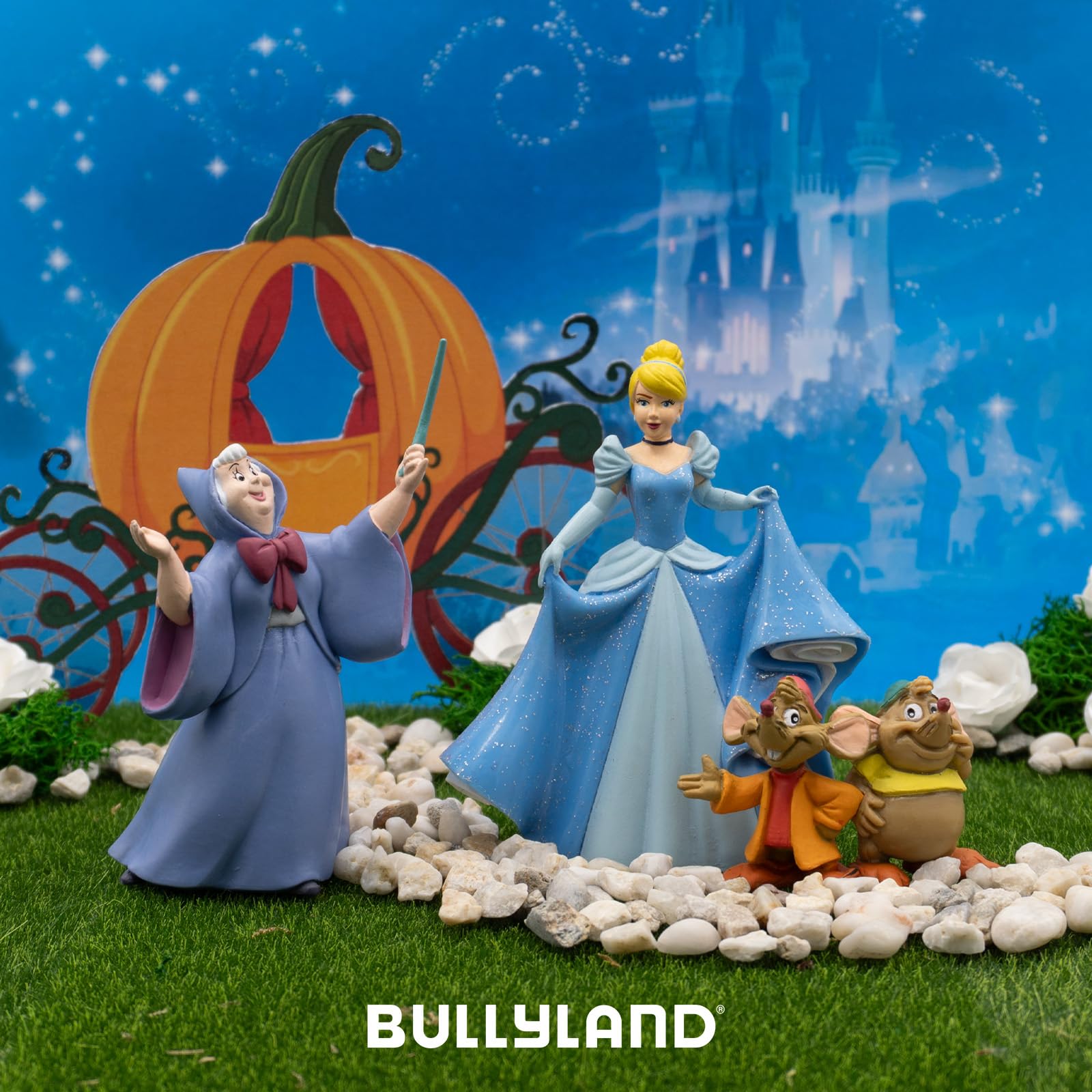 Image secondaire de Bullyland 13438 - Jeu de Figurines Cendrillon et Karli de Walt Disney Cendrillon, détaillées, idéales comme Petit Cadeau pour Le