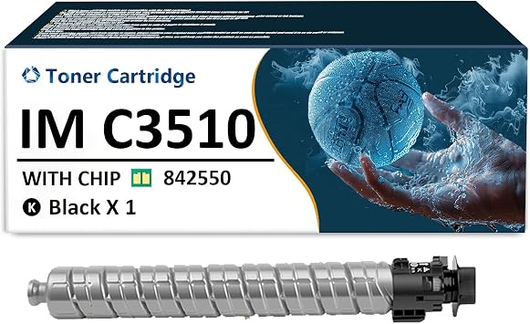 IM C3510 Toner Cartridge Replacement for Ricoh IM C3510 842550 842553 842552 842551 Toner Cartridges Compatible for Ricoh IM C3510 IM C3010 Printers Black