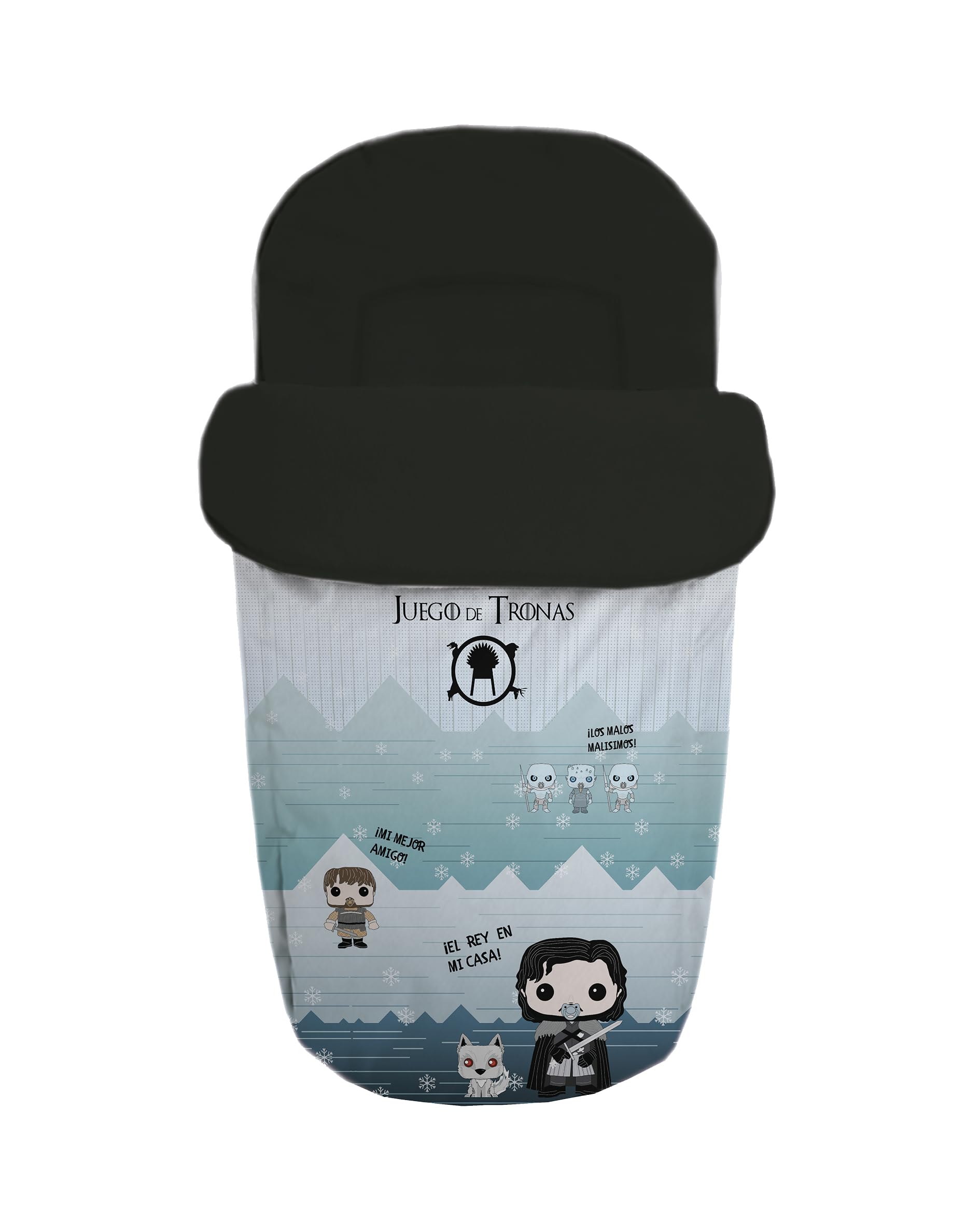 Baby Star Saco Silla de Paseo Universal, Saco Bebe Invierno con Polar extrasuave, Saco Carro bebé Impermeable, Desmontable y Transpirable, Doble abertura, resistente al frío hasta -15 grados