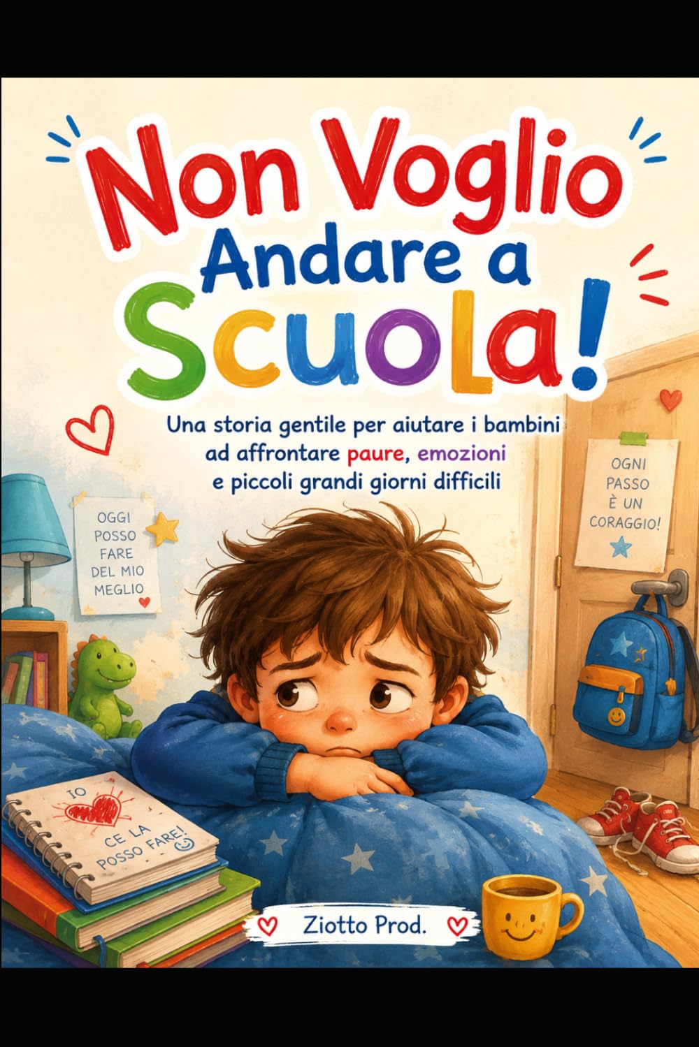 NON VOGLIO ANDARE A SCUOLA!: UNA STORIA GENTILE PER AIUTARE I BAMBINI AD AFFRONTARE PAURE, EMEZIONI E PICCOLI GRANDI GIORNI DIFFICILI