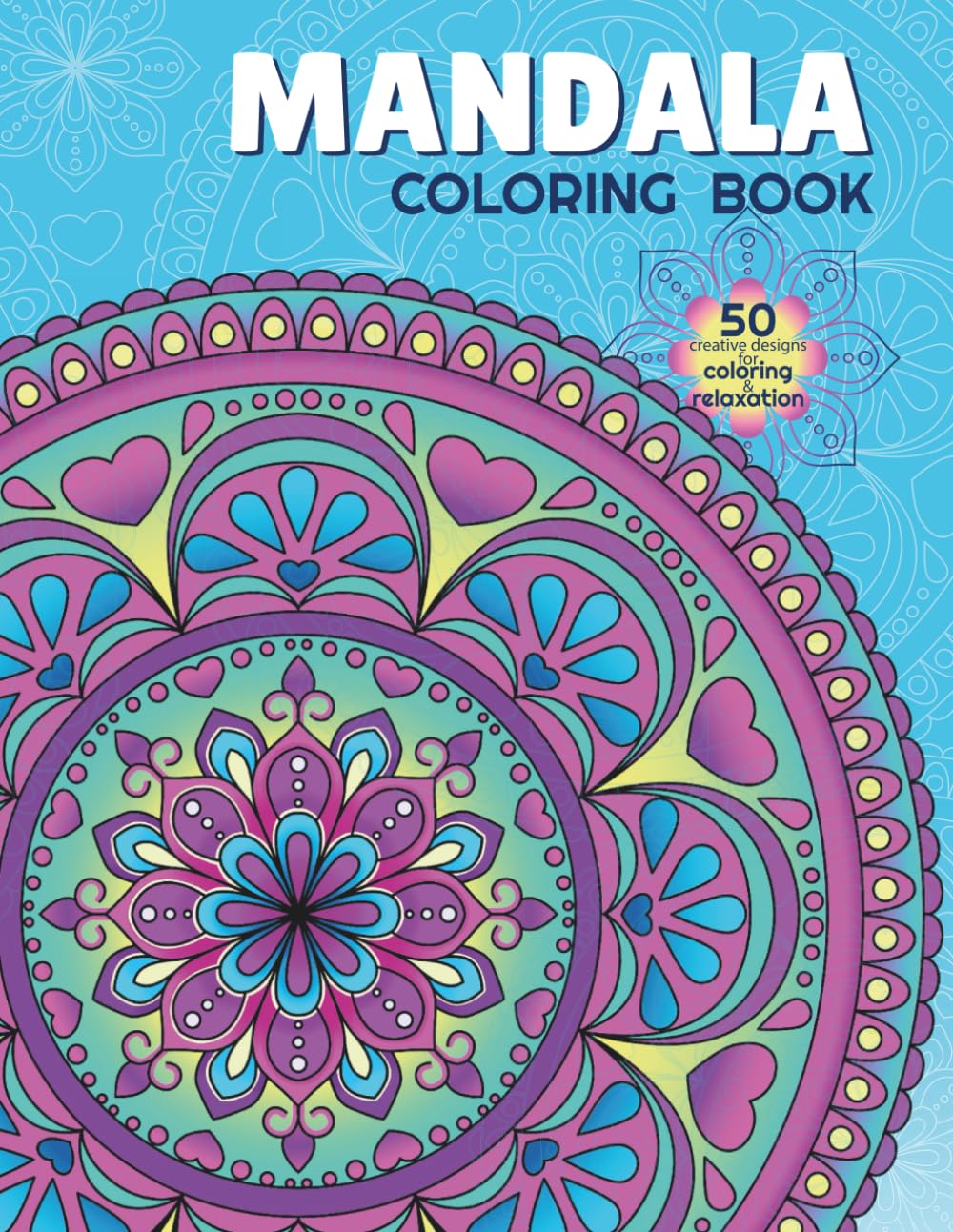 Mandala Coloring Book for Adults: Unique hand-drawn mandalas with single-sided pages for a relaxing coloring experience