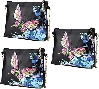 COHEALI 3 Peças Bolsas De Ombro Cruzadas Para Mulheres Bolsas De Corpo Cruzado Bolsas De Mão Femininas Sacolas Para Mulheres Bolsa De Ombro Vintage Bolsa Bolsa Mensageiro Bolsa De Praia