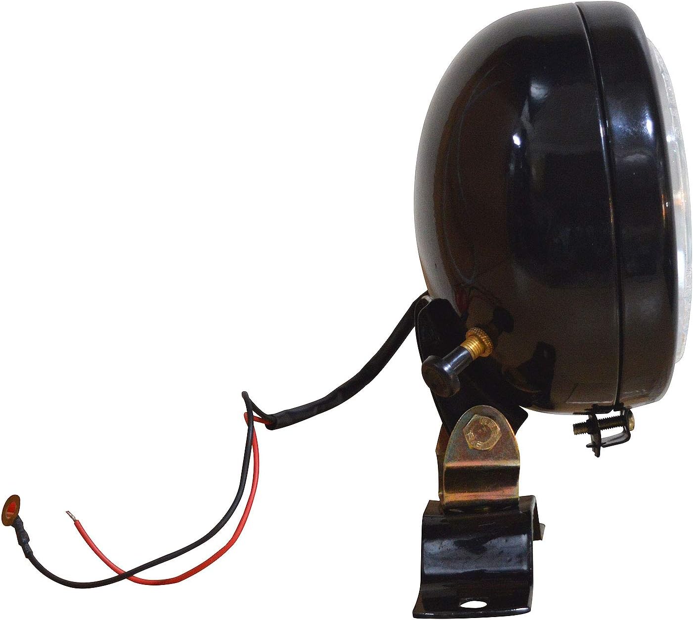 Universal 12V Tractor Work Light with Switch Plough Lamp Assembly Black Metal Body, Compatible with Mahindra, Swaraj, Deutz Fahr, Allis Chalmers, Truck, Trailer & Agricultural Equipment (Single)