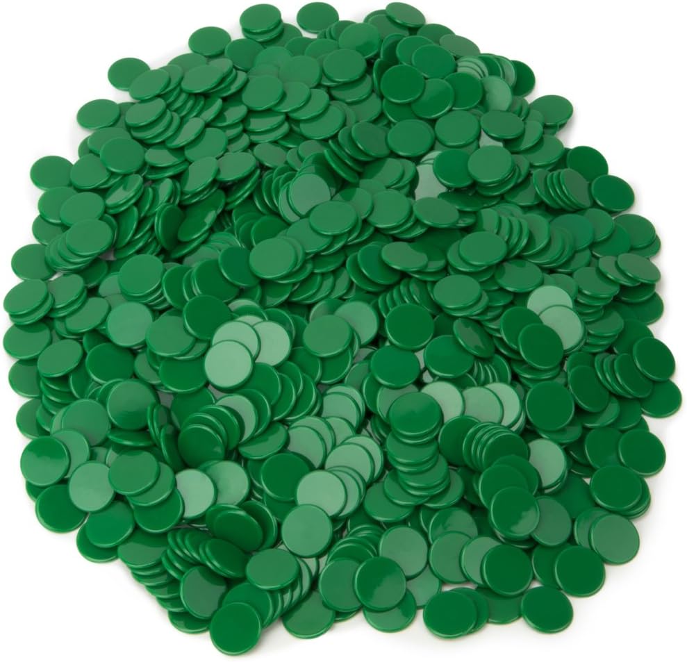 Royal Bingo Supplies 1000pack of Solid Opaque 3/4inch